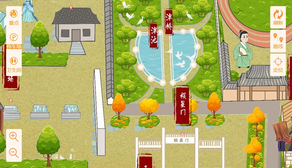 谢通门手绘地图景区语音讲解导览系统：智慧景区建设的基石